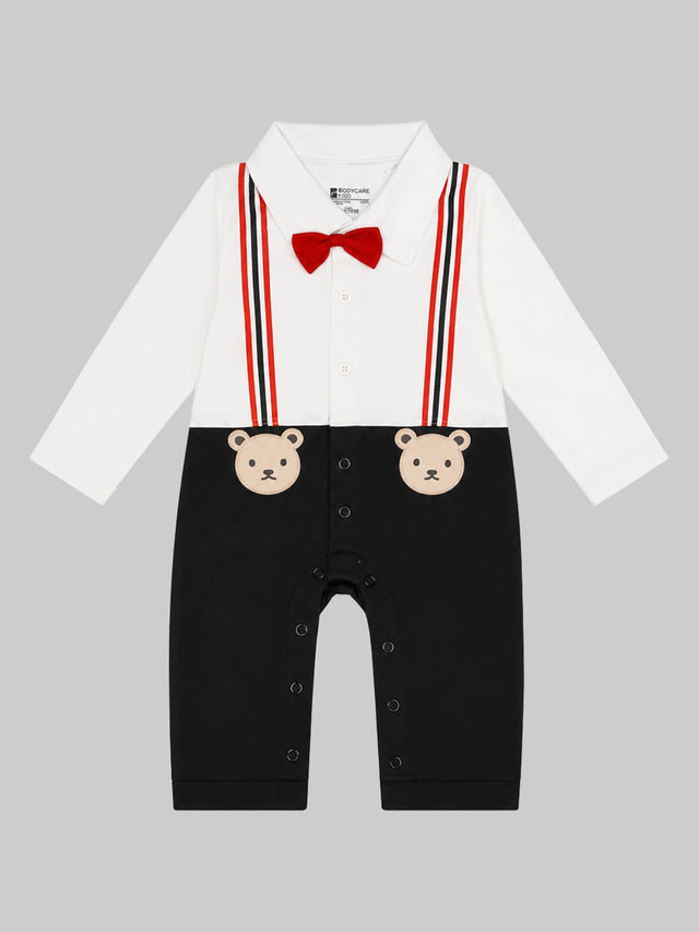 Baby Boys Romper Printed Solid Interlock for Gentle Baby Comfort, Easy Dressing and Daily Essentials
