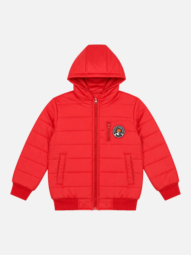 Boys Soft Cotton Blend Jacket for Winter Wear, Warm Comfort, Casual Outfits and Regular Wardrobe Use