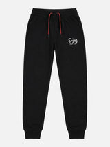 Boys French Terry Cotton Track Pant with Regular Fit Jogger Style for Casual Wear and Comfortable Active Movement