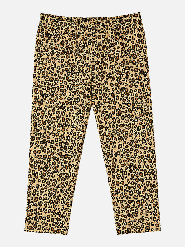 Girls 100% Cotton Printed Capri Bottom Wear for Easy Movement, Everyday Comfort and Regular Casual Outfits