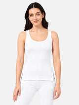 Women 100% Cotton Sleeveless Thermal Top with Round Neck, High Warmth Comfort and Winter Innerwear Essential