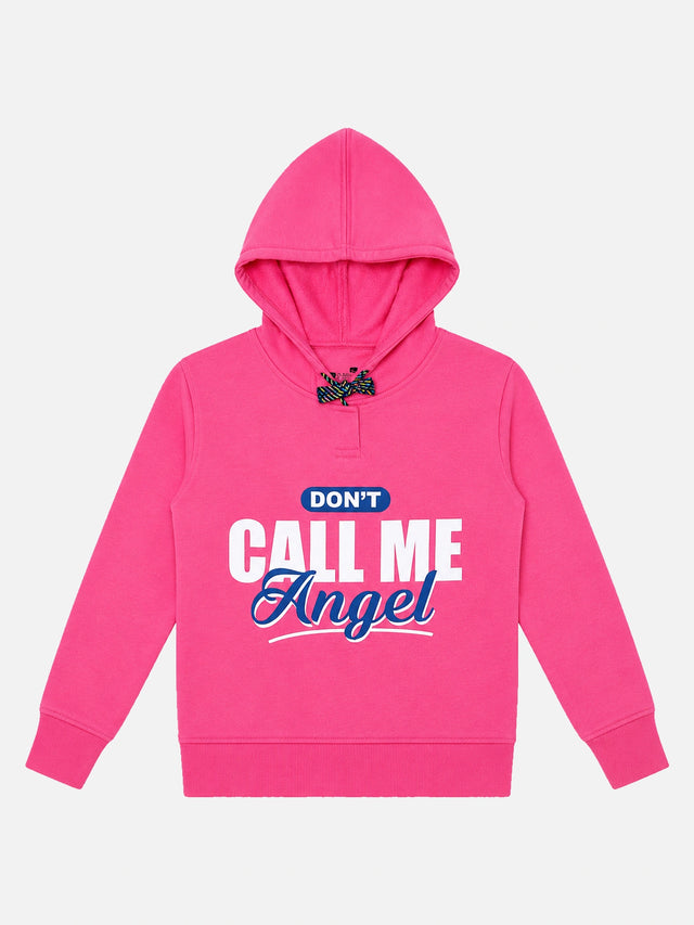 Girls Hooded Full Sleeve Sweatshirt with Round Neck Styling for Casual Wear and Comfortable Winter Use - Pack of 1