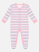Unisex Baby 100% Cotton Full Sleeve Romper with Front Open Design for Sleepsuit Comfort and Easy Babywear Dressing