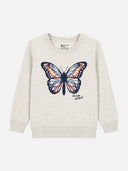 Baby Girls Round Neck Full Sleeve Sweatshirt for Regular Casual Comfort, Easy Winter Wear and Smart Everyday Styling