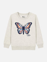 Baby Girls Round Neck Full Sleeve Sweatshirt for Regular Casual Comfort, Easy Winter Wear and Smart Everyday Styling
