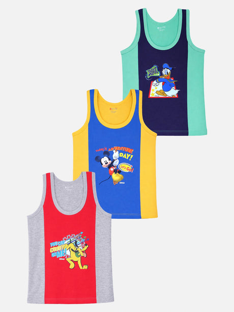Bodycare Tom & Jerry Boys Vest Round Neck Sleeveless Pack Of 3 - Bodycare