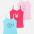Girls Cotton Vest Round Neck Dori Neck Pack of 3 - Bodycare