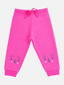 Baby Girls Cotton Track Pant for Everyday Comfort, Lounge Wear, Easy Movement and Casual Wardrobe Essentials - Pack of 1
