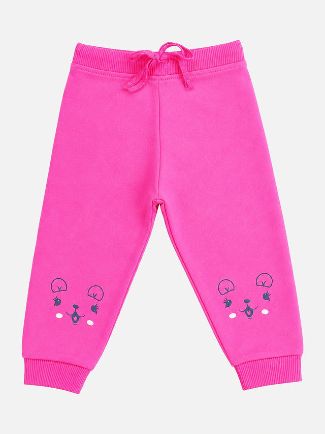 Baby Girls Cotton Track Pant for Everyday Comfort, Lounge Wear, Easy Movement and Casual Wardrobe Essentials - Pack of 1