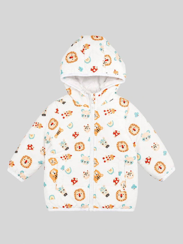 Baby Boys Soft Cotton Blend Jacket for Winter Wear, Warm Comfort, Casual Outfits and Regular Wardrobe Use