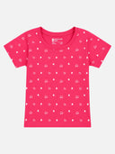 Baby Girls Antiviral 100% Cotton T-Shirt for Comfortable Regular Use and Everyday Casual Wear Essentials