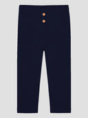 Baby Girls Cotton Blend Full Length Track Pant with Soft Stretchable Fabric and Elastic Waistband for Casual Bottom Wear