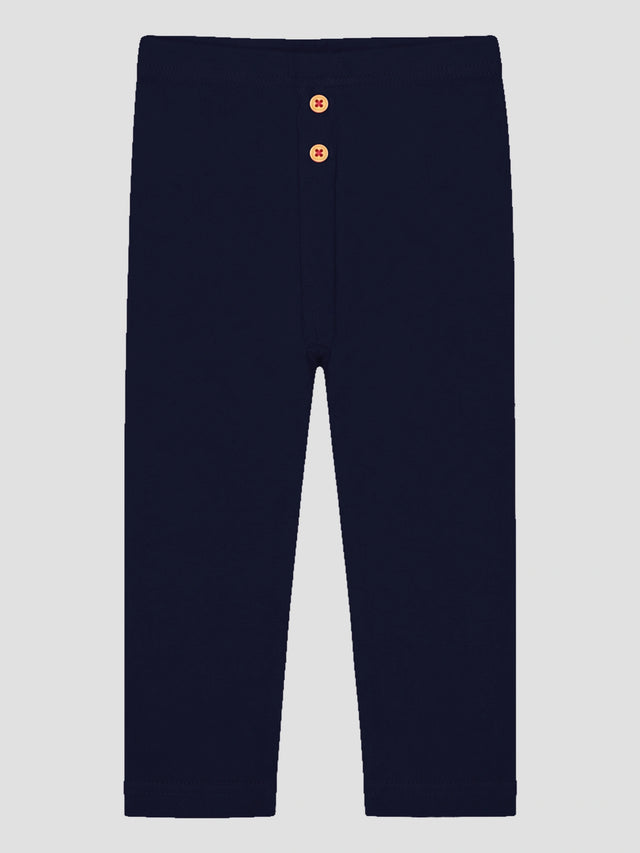 Baby Girls Cotton Blend Full Length Track Pant with Soft Stretchable Fabric and Elastic Waistband for Casual Bottom Wear