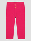 Baby Girls 100% Cotton Track Pant with Stretchable Elastic Waistband, Full Length Comfort and Casual Bottom Wear
