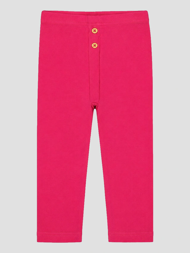 Baby Girls 100% Cotton Track Pant with Stretchable Elastic Waistband, Full Length Comfort and Casual Bottom Wear