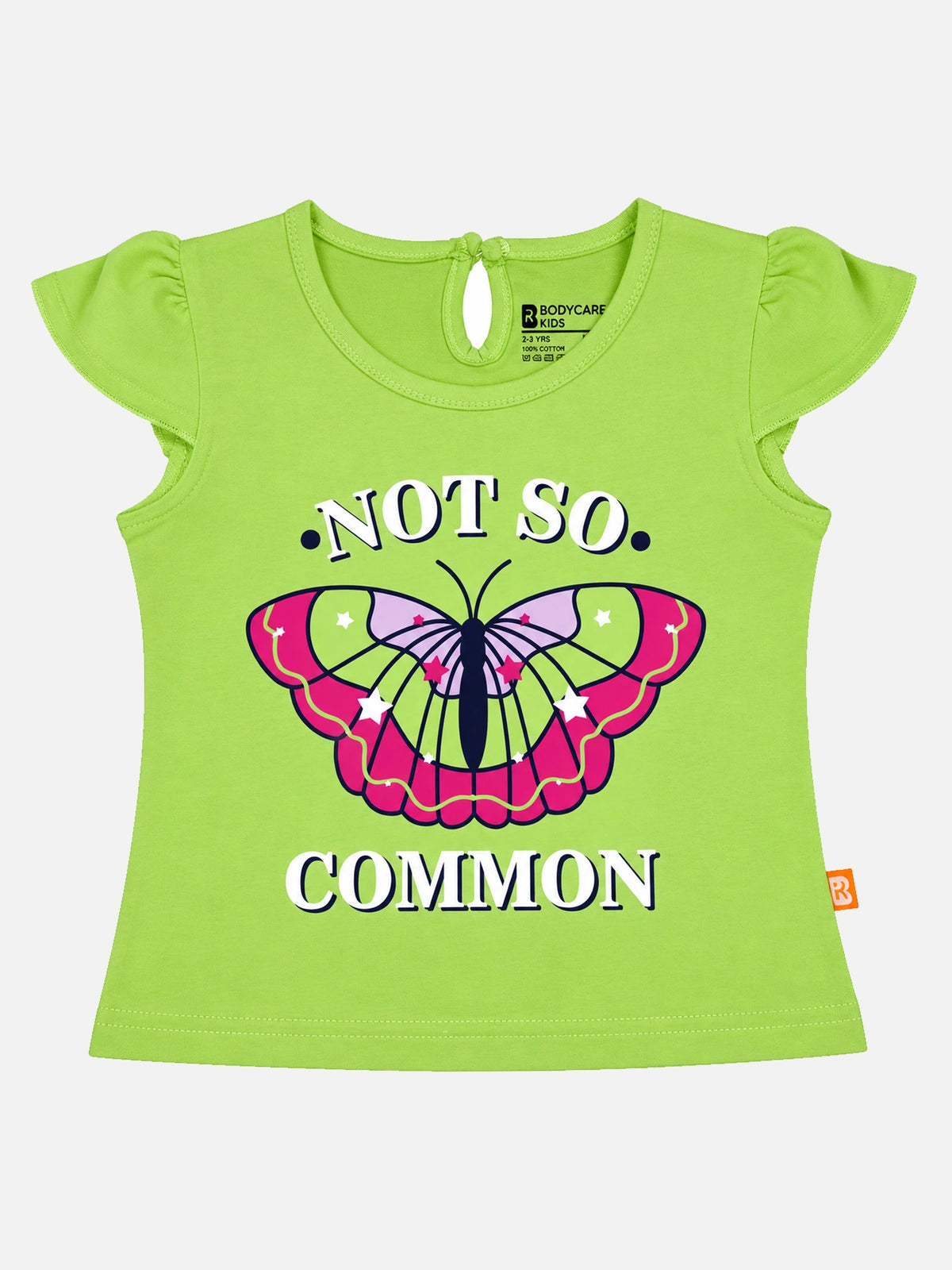 Baby Girls Round Neck Half Sleeve T-Shirt for Casual Dressing, Easy Movement and Regular Wardrobe Use - Pack of 1
