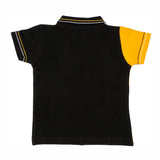 Baby Boys Pique Collar Half Sleeve T-Shirt with Regular Fit and Soft Breathable Fabric for Casual Wear - Pack of 1