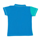 Baby Boys Pique Collar Half Sleeve T-Shirt with Regular Fit and Soft Breathable Fabric for Casual Wear - Pack of 1