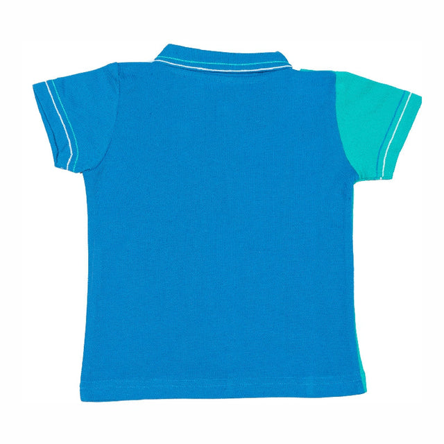 Baby Boys Pique Collar Half Sleeve T-Shirt with Regular Fit and Soft Breathable Fabric for Casual Wear - Pack of 1