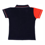 Baby Boys Pique Collar Half Sleeve T-Shirt with Regular Fit and Soft Breathable Fabric for Casual Wear - Pack of 1