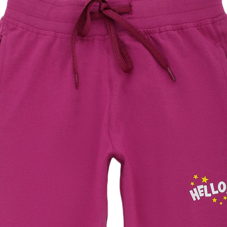 Girls Cotton Spandex Lower Side Pockets