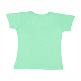 Baby Girls Round Neck Half Sleeve T-Shirt for Casual Wear, Easy Movement, Everyday Comfort and Regular Use