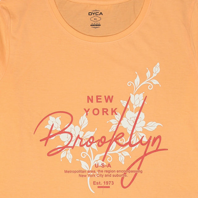 Women 100% Cotton T-Shirt Round Neck Full Sleeves - Bodycare
