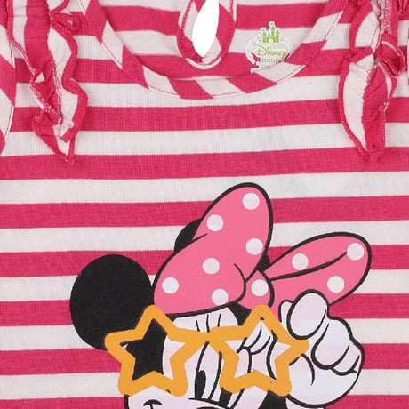 Baby Girls Minnie & Friends T-Shirt Round Neck Sleeveless - Bodycare