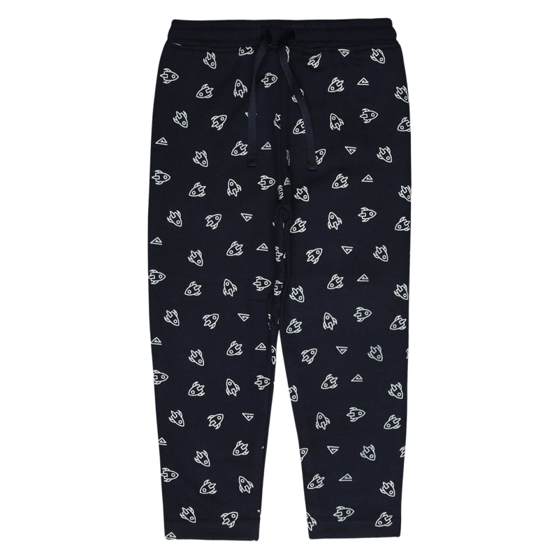 Boys Printed Track Pant for Casual Wear, Lounge Comfort, Easy Movement and Regular Wardrobe Use - Pack of 1