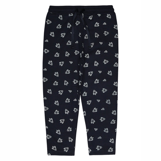 Boys Printed Track Pant for Casual Wear, Lounge Comfort, Easy Movement and Regular Wardrobe Use - Pack of 1