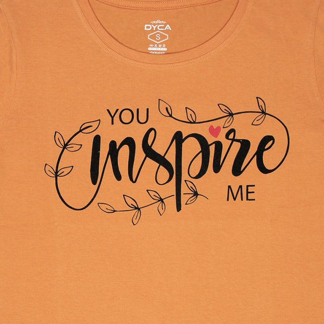 Women 100% Cotton T-Shirt Round Neck Half Sleeves - Bodycare