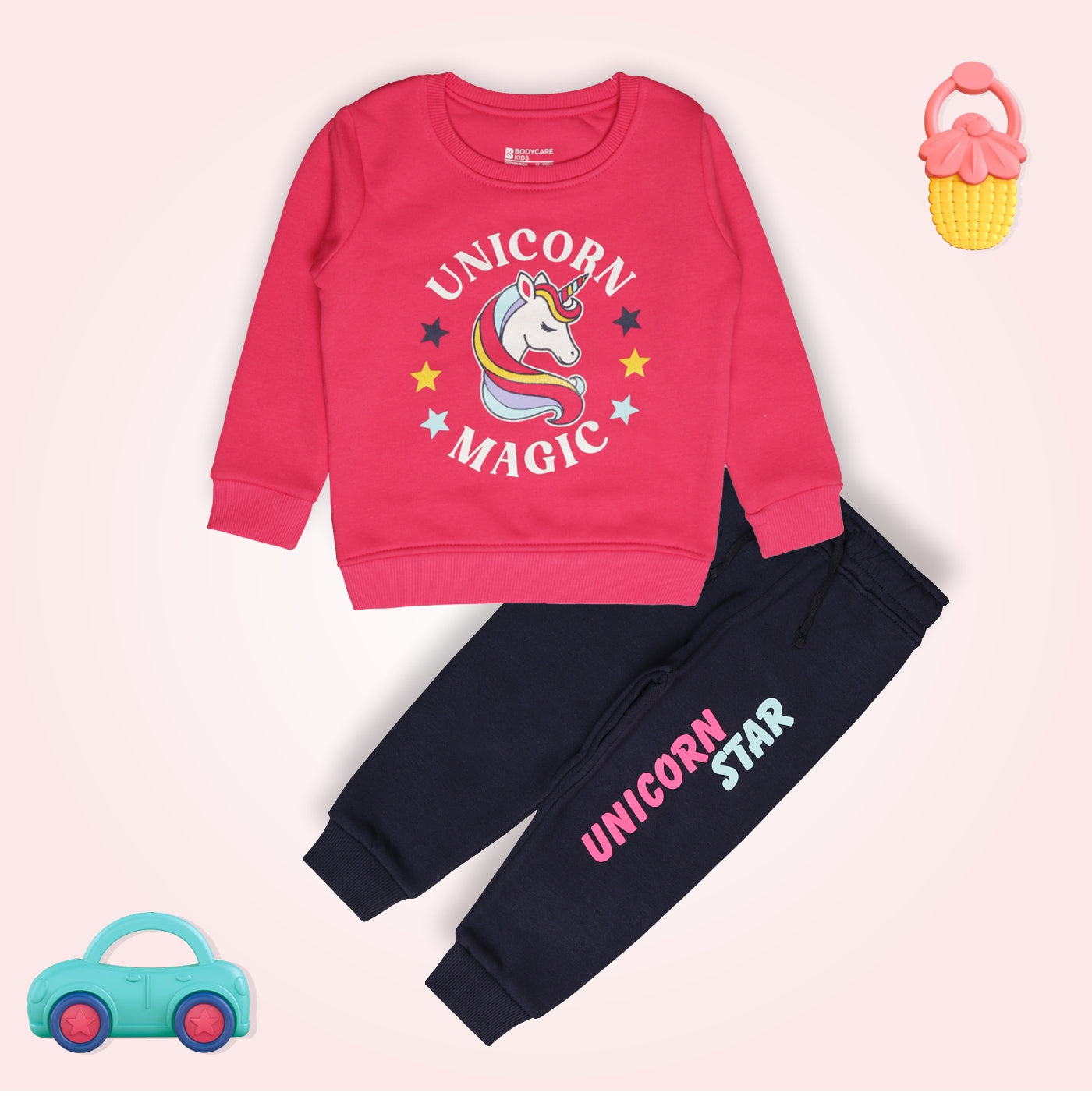 BODYCARE Girls Top & Bottom Set