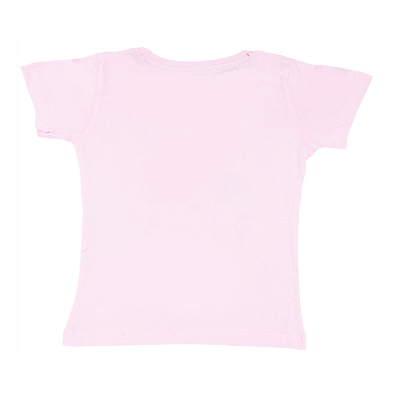 Bodycare Girls Round Neck Half Sleeves Printed Tshirt