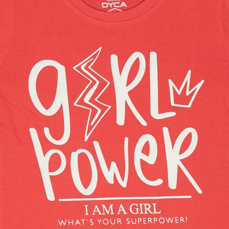 Dyca Girls Round Neck Half Sleeves Tshirt