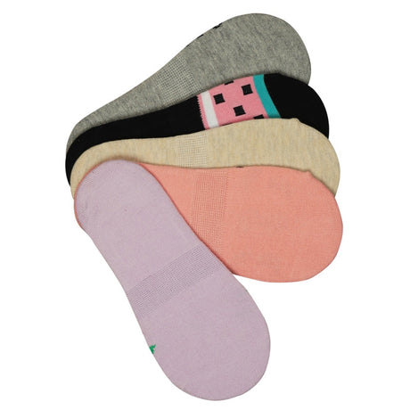 Bodycare Womens Loafer Socks Pack Of 5