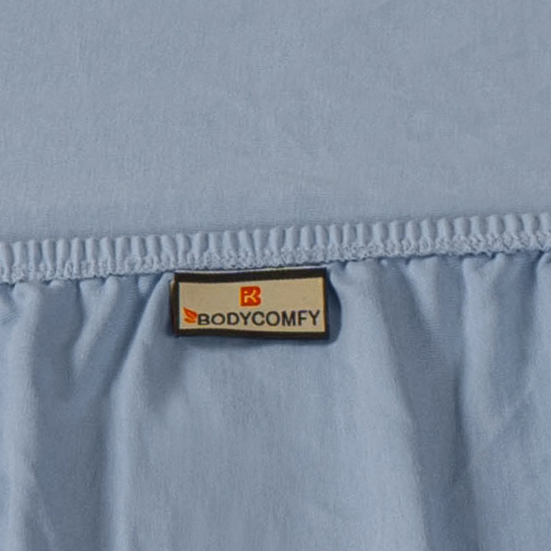 King Size Cotton Fitted Bedsheet Midnight Blue - Bodycare