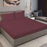 King Size Cotton Fitted Bedsheet Midnight Blue - Bodycare