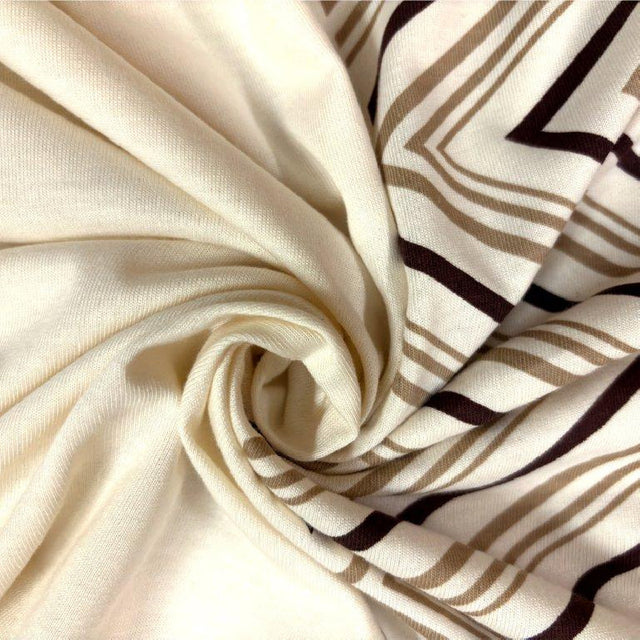 King Size Cotton Bedsheet Chevron Salmon Pink - Bodycare