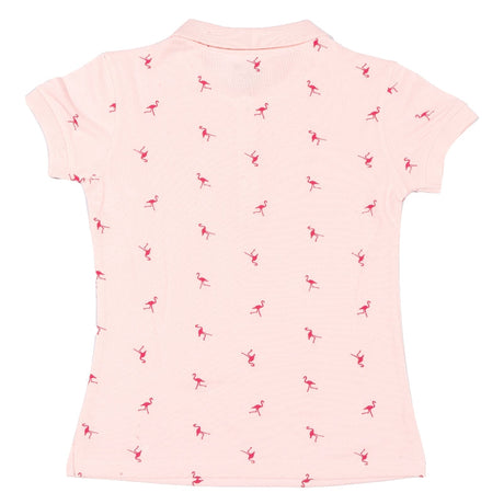 Bodycare Girls Polo Neck Half Sleeves Printed Tshirt