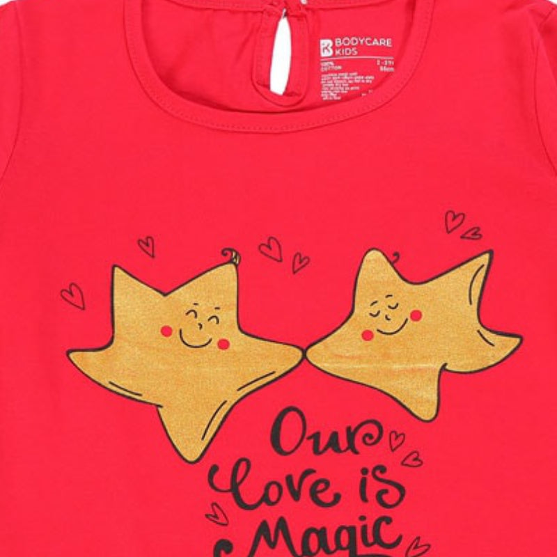 Bodycare Girls Cotton Frock Kanthi Open Full Sleeves