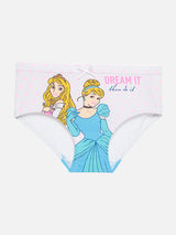 Girls Frozen Innerwear Panty Cotton Solid with Inner Elastic for Everyday Comfort and Kids Essentials - Pack of 5