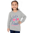 Girls 100% Cotton T-Shirt Round Neck Full Sleeves Pack of 1 - Bodycare