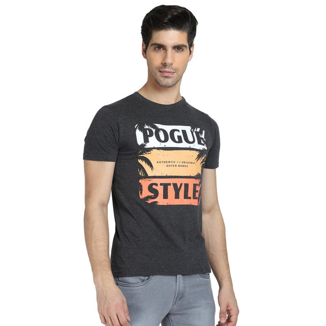 Men T-Shirt Round Neck Half Sleeves - Bodycare