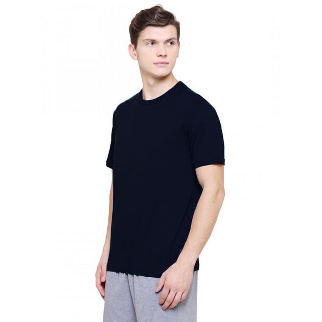 Men 100% Cotton T-Shirt Round Neck Half Sleeves - Bodycare