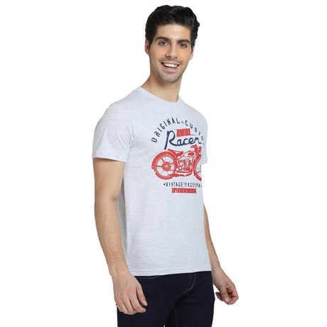 Men T-Shirt Round Neck Half Sleeves