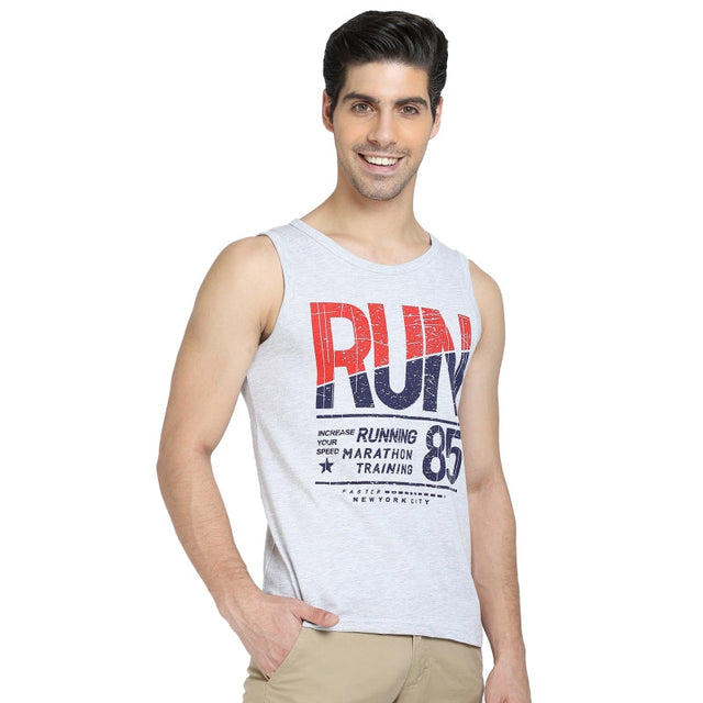 Men T-Shirt Round Neck Sleeveless - Bodycare