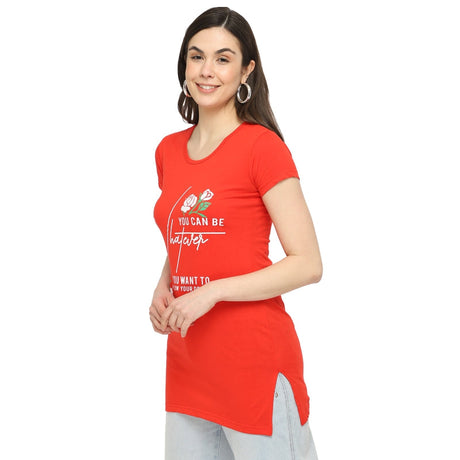 DYCA Women T-shirt Round Neck Half Sleeves