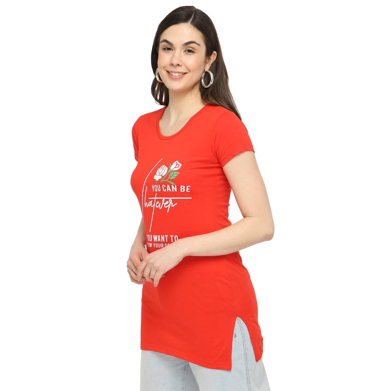 DYCA Women T-shirt Round Neck Half Sleeves