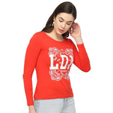 DYCA Women T-shirt Round Neck Full Sleeves