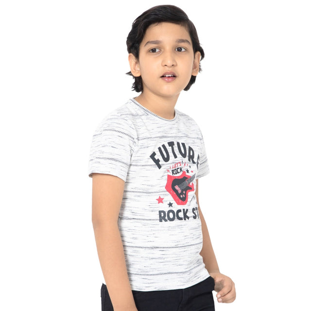 Boys 100% Cotton T-Shirt Round Neck Half Sleeves Pack of 1 - Bodycare